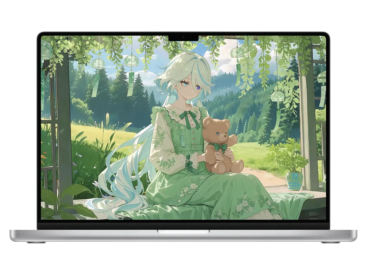 原神 芙宁娜 华丽服饰 金色特效 女神气场 电脑动态壁纸