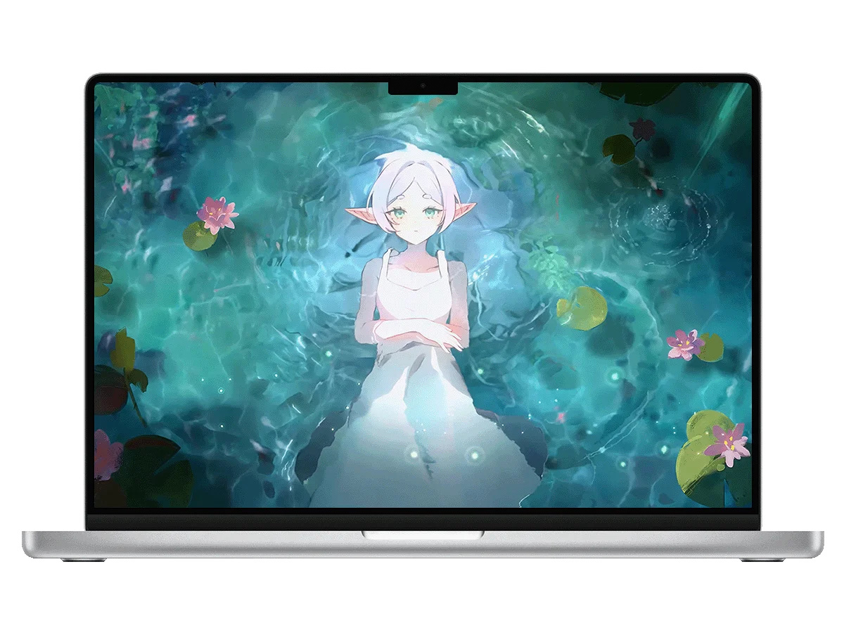 葬送的芙莉莲 池水 睡莲 治愈系 二次元 奇幻风 电脑动态壁纸