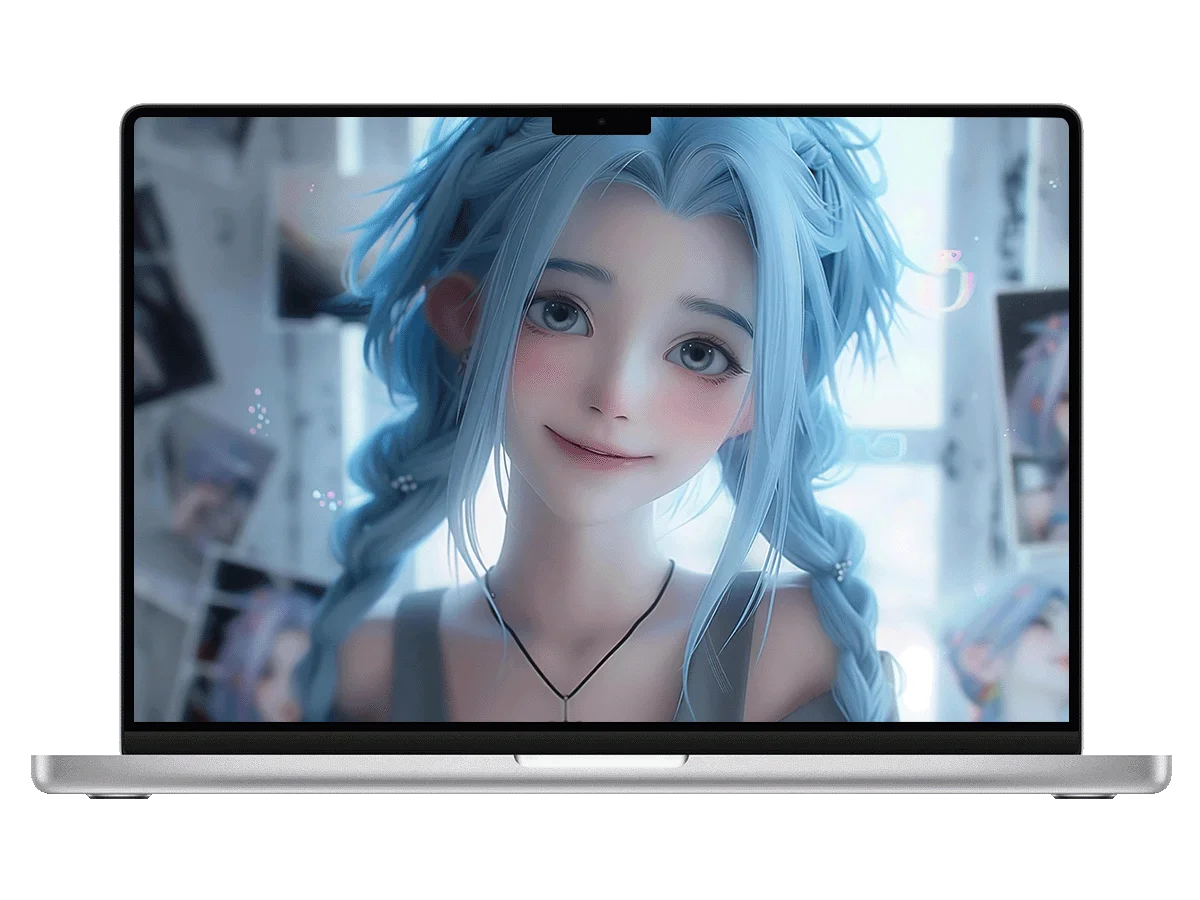 英雄联盟 金克丝 双麻花辫 温馨背景 照片墙 二次元 治愈风 电脑壁纸