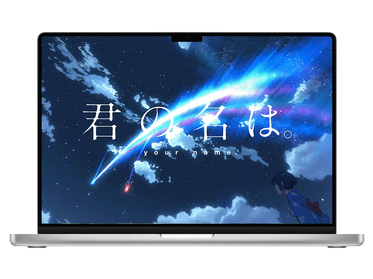 你的名字 彗星 流星 星空 二次元 浪漫风 电脑壁纸