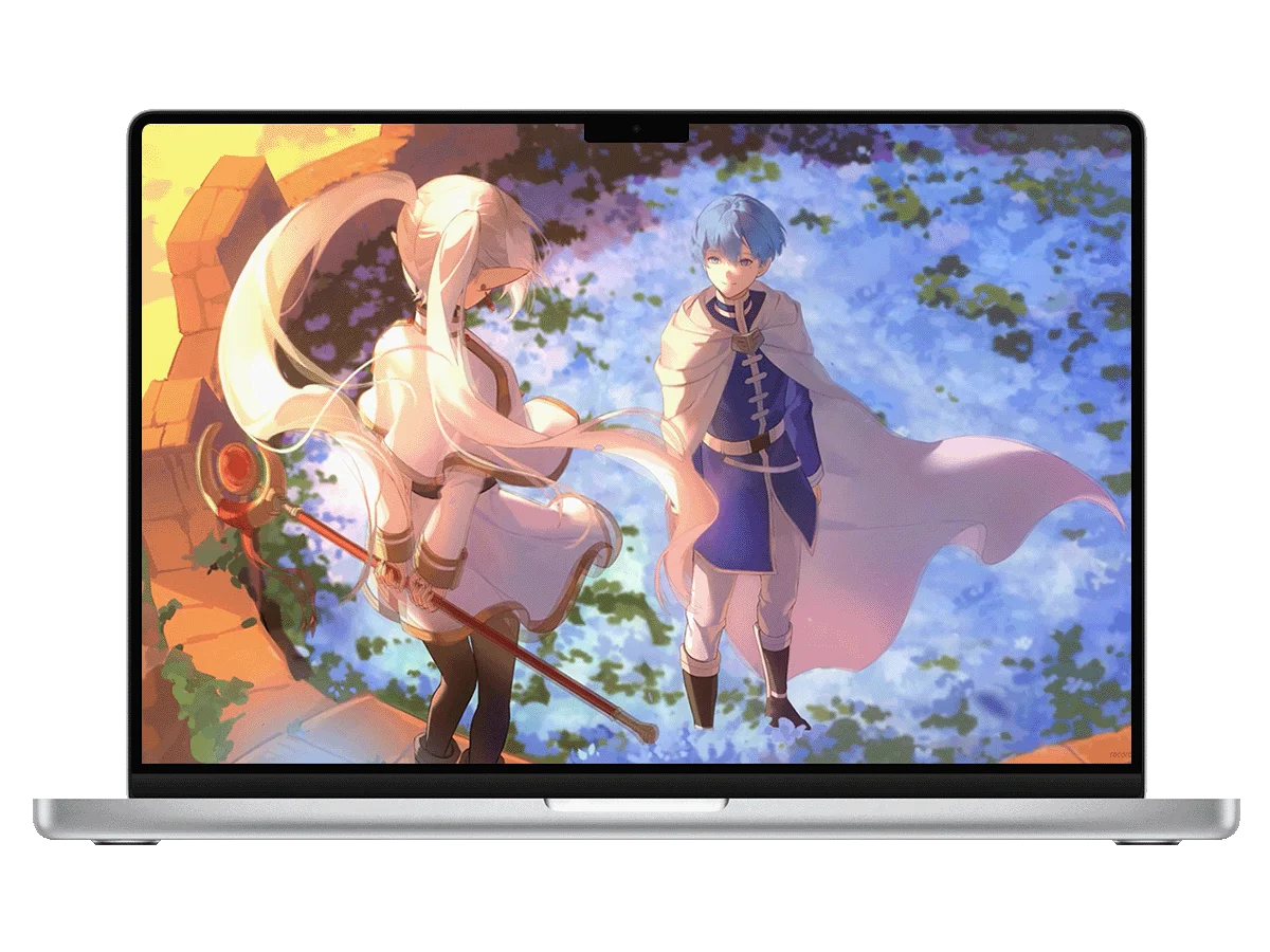 葬送的芙莉莲 芙莉莲 辛美尔 堡垒 花海 奇幻场景 二次元 冒险风 电脑动态壁纸