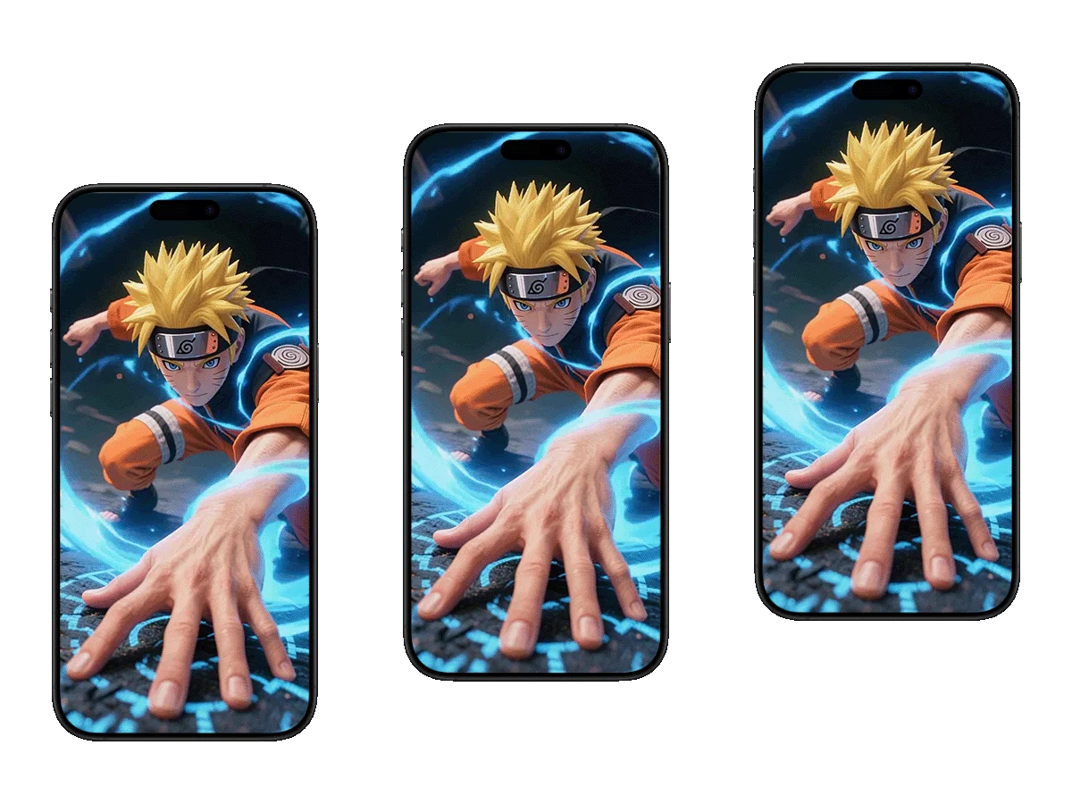 火影忍者 鸣人 螺旋丸 战斗风 二次元 热血感 手机动态壁纸