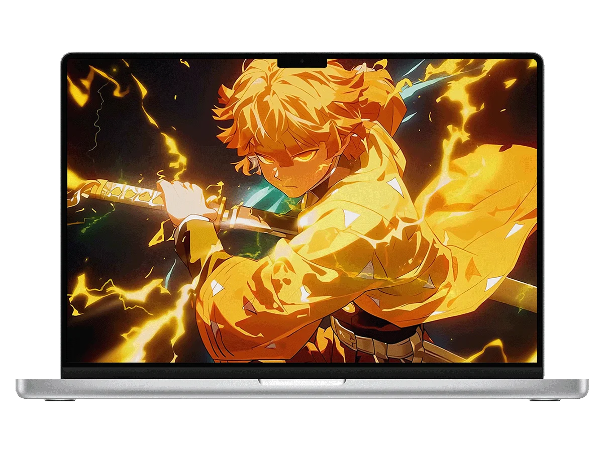 鬼灭之刃 我妻善逸 雷之呼吸 雷电 战斗风 二次元 热血感 电脑动态壁纸