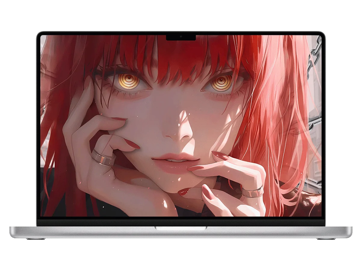 电锯人 玛奇玛 红发 锁链 二次元 神秘风 电脑动态壁纸