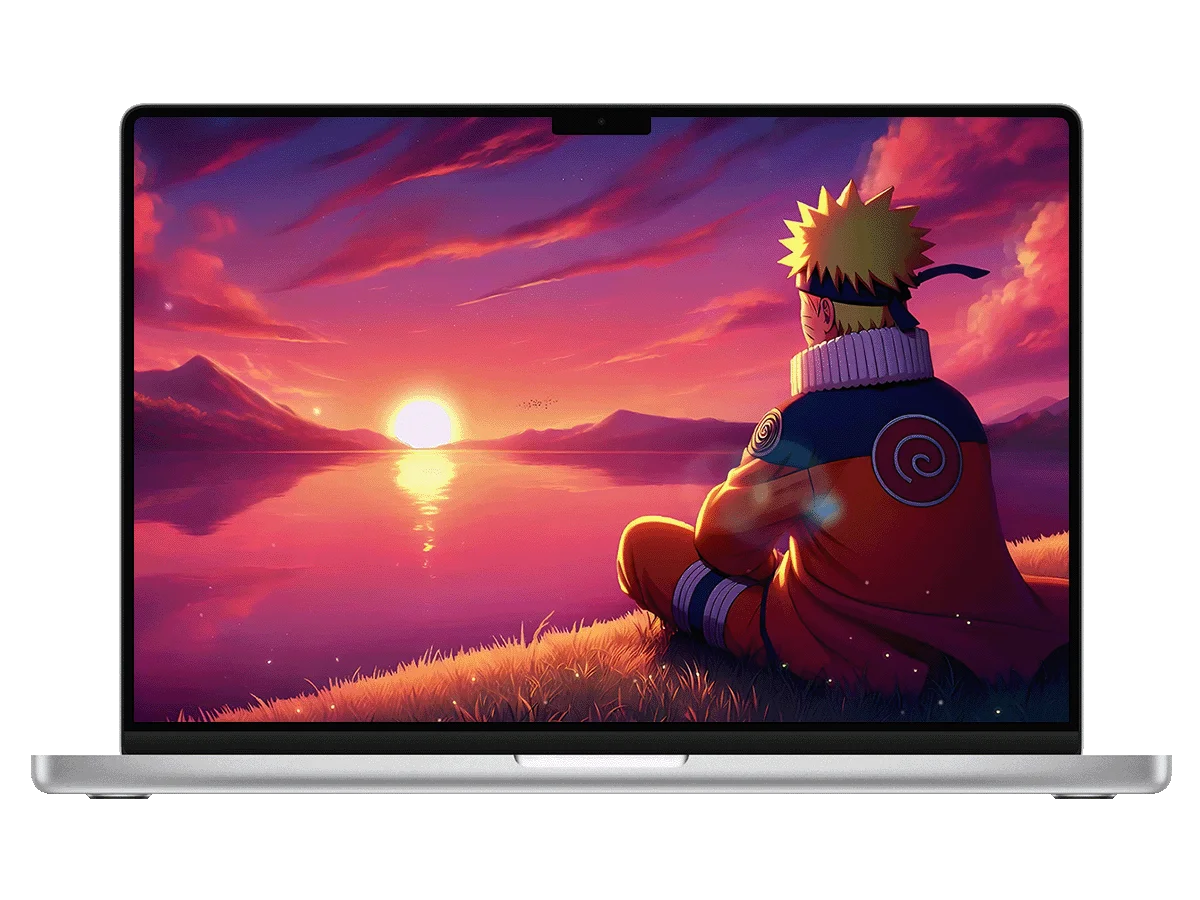 火影忍者 鸣人 晚霞 湖面 二次元 氛围感 电脑动态壁纸