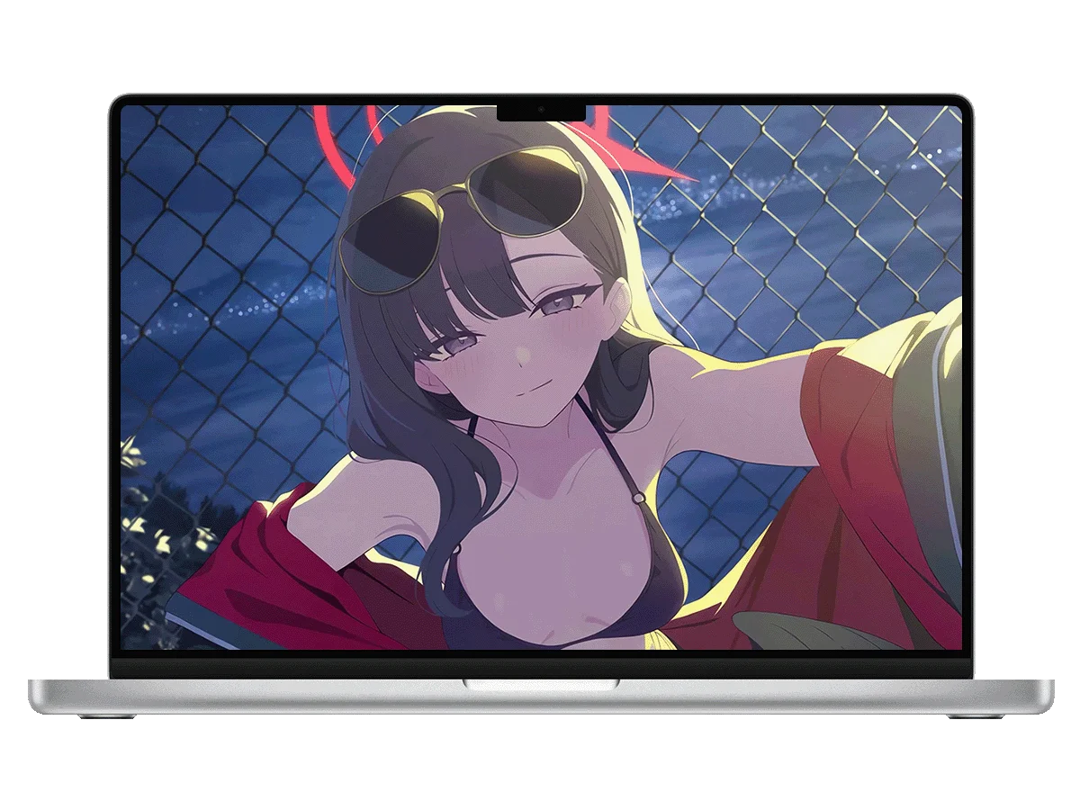 碧蓝航线 仲正一花 墨镜 红袍 夜景 氛围感 二次元 电脑动态壁纸