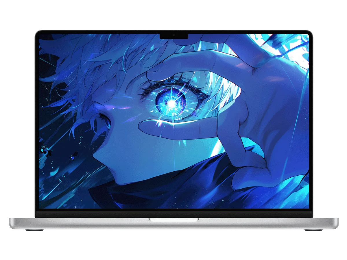 咒术回战 五条悟 六眼 蓝调光影 白发 强大气场 电脑壁纸