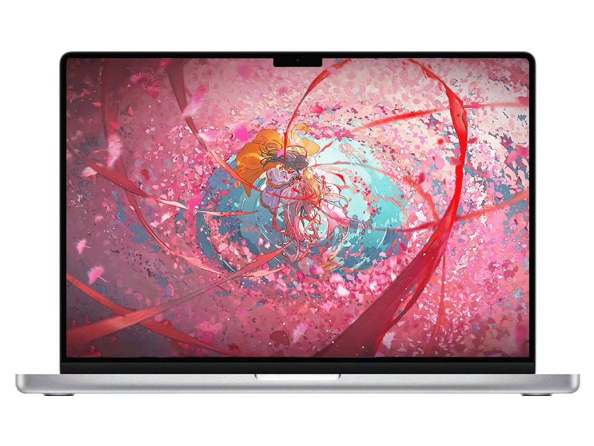 狐妖小红娘 东方月初 涂山红红 樱花 红绸 相拥 电脑壁纸