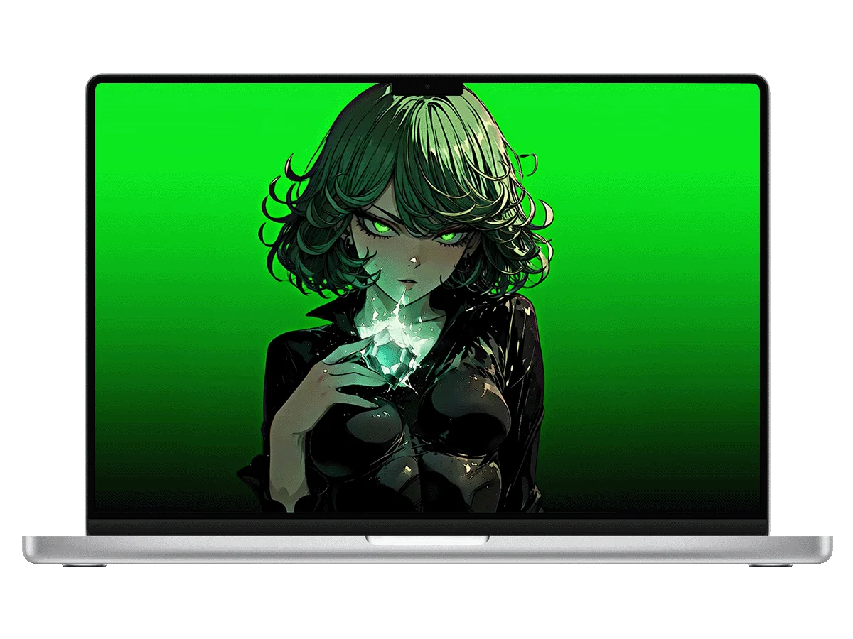 一拳超人 龙卷 绿发 绿瞳 超能力 宝石 酷飒 电脑动态壁纸