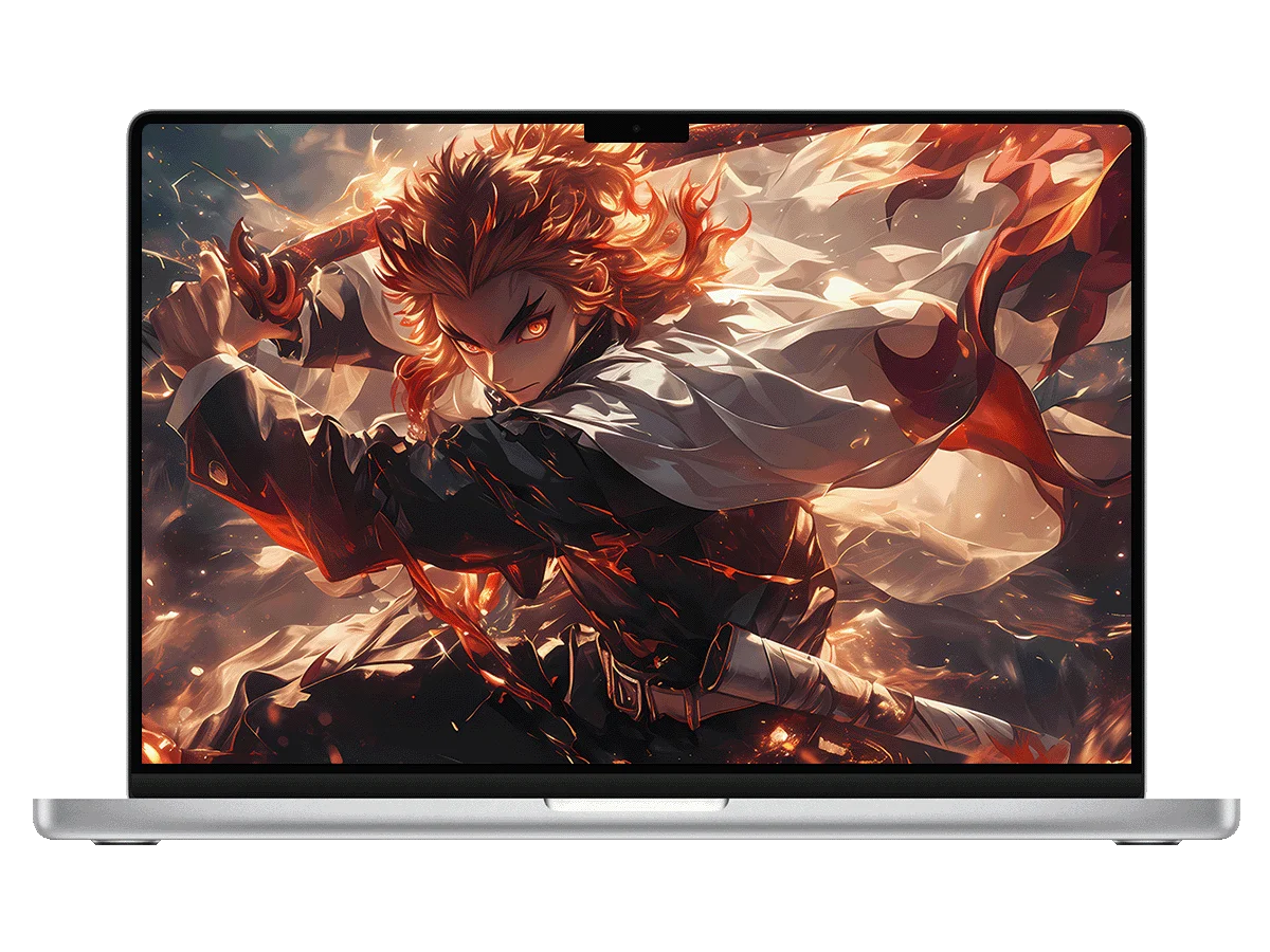 鬼灭之刃 炼狱杏寿郎 炎柱 火焰 日轮刀 热血 气场 电脑壁纸