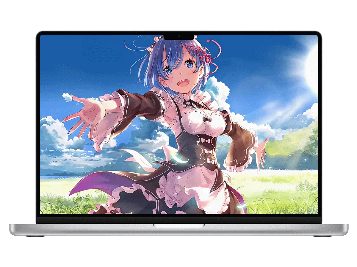 Re: 从零开始的异世界生活 雷姆 女仆装 晴空 草地 治愈 笑颜 电脑动态壁纸