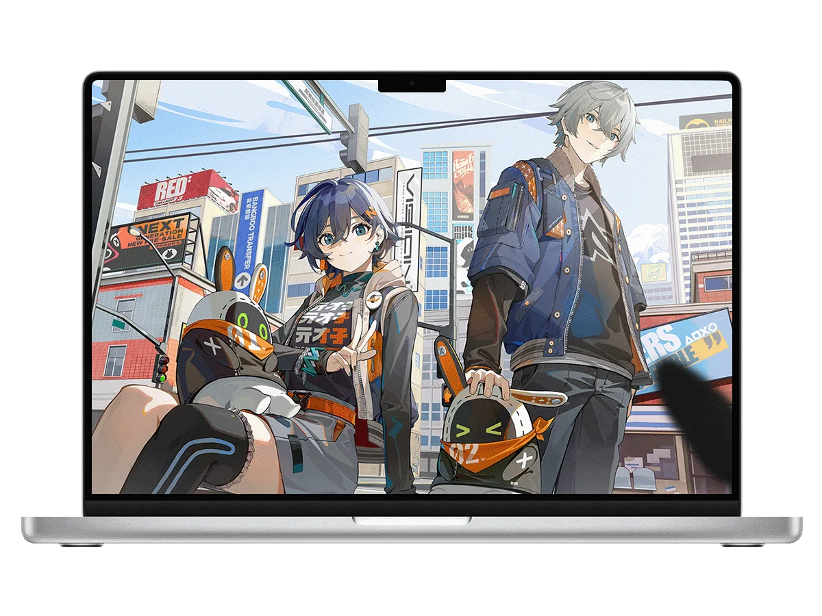 绝区零 铃 浅羽悠真 邦布 都市 街头 潮酷 二次元 电脑壁纸