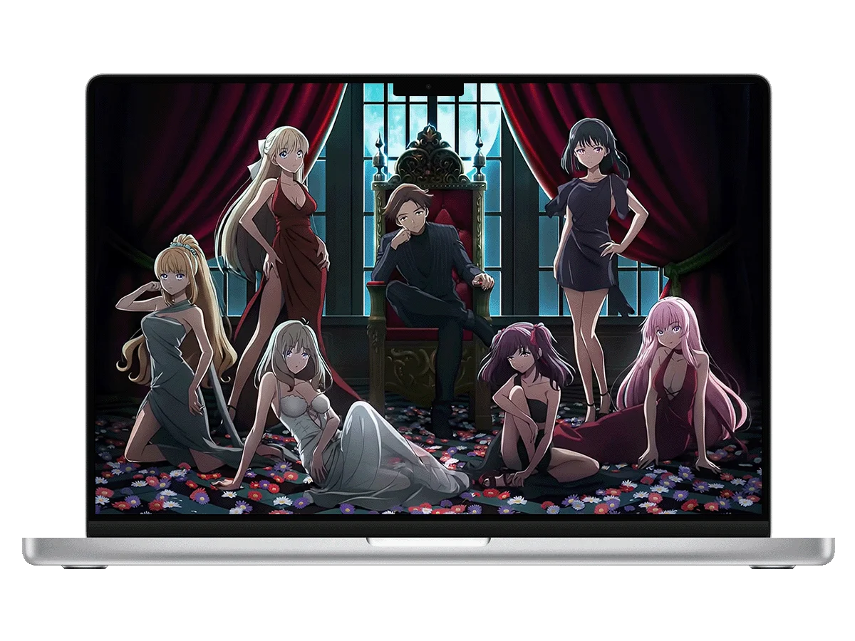 欢迎来到实力至上主义的教室 绫小路清隆 女角色群像 礼服 王座 暗黑 氛围感 电脑动态壁纸